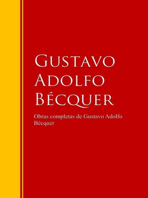 cover image of Obras de Gustavo Adolfo Bécquer